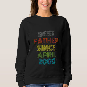 Sweatshirt Meilleur Père depuis avril 2000 Cool présent