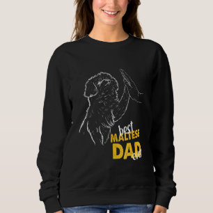 Sweatshirt Meilleur Père Maltais Jamais Maltais Daddy Maltese
