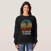 Sweatshirt Meilleur Podcaster Podcasting Interview Radio Cont (Devant entier)