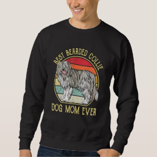 Sweatshirt Meilleur Porté Collie Chien Maman
