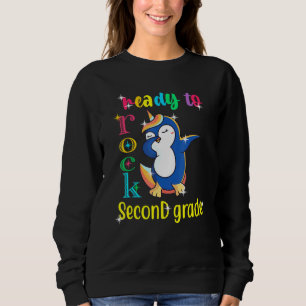 Sweatshirt Meilleur Pour 2e Graders Deuxième Classe Rocks 2