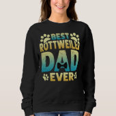 Sweatshirt Meilleur Rottweiler Papa Ever Classic 7 (Devant)