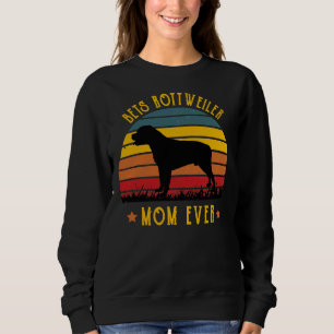 Sweatshirt Meilleur Rottweiller Maman Ever Maman Graphic Rott