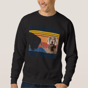 Sweatshirt Meilleur Weimaraner papa jamais chien Fête des pèr