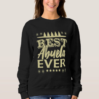 Sweatshirt Meilleure Abuela de tous les temps 2