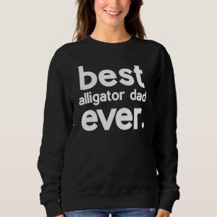 Sweatshirt Meilleure Fête des pères d'alligator papa