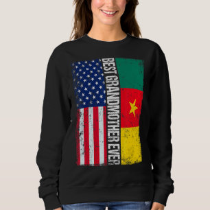Sweatshirt Meilleure grand-mère Jour des mères Cameroun Us Fl