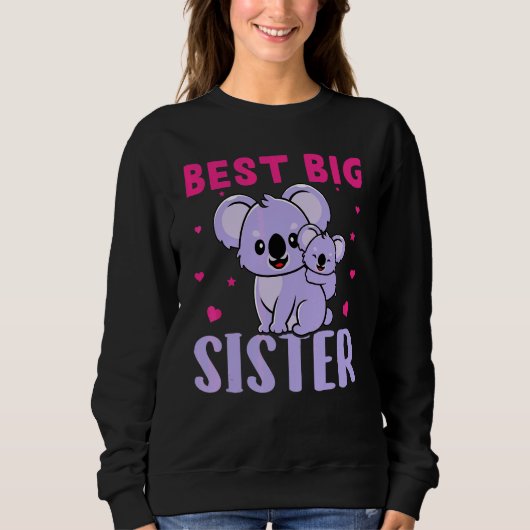 Sweatshirt Meilleure Grande Sœur 1 (Devant)