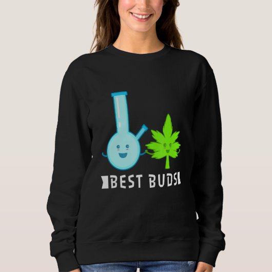Sweatshirt Meilleure herbe bourgeons 2 (Devant)
