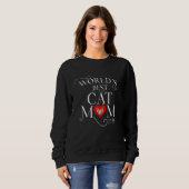 Sweatshirt Meilleure Maman de Chat Sphynx au Monde Chat Sph (Devant entier)