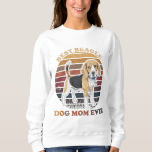 Sweatshirt Meilleure maman de chien Beagle jamais