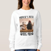 Sweatshirt Meilleure Maman de Chien du Monde (Devant)