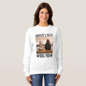 Sweatshirt Meilleure Maman de Chien du Monde (Devant entier)