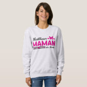Sweatshirt Meilleure Maman du Monde (Devant entier)