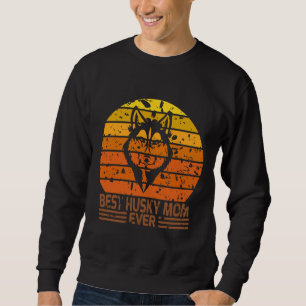 Sweatshirt Meilleure maman Husky