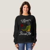 Sweatshirt Meilleure maman perroquet du Sénégal (Devant entier)