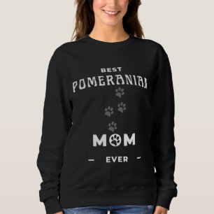 Sweatshirt Meilleure maman poméranienne jamais 10