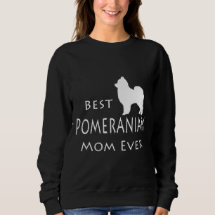 Sweatshirt Meilleure maman poméranienne jamais 11