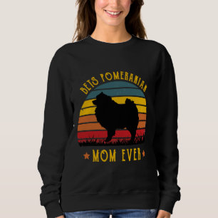 Sweatshirt Meilleure maman poméranienne jamais drôle maman Gr