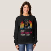Sweatshirt Meilleure maman Rottweiler 13 ans (Devant entier)