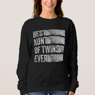 Sweatshirt Meilleure Tante Twins Grossesse Faire-part Drôle V