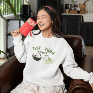 Sweatshirt Meilleures thés, Matcha 