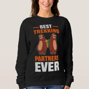 Sweatshirt Meilleurs partenaires de trekking jamais Trekking 