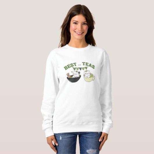 Sweatshirt Meilleurs Thés, Matcha (Devant entier)