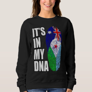 Sweatshirt Mélange D'ADN Australien Et Djibouti Patrimoine Du
