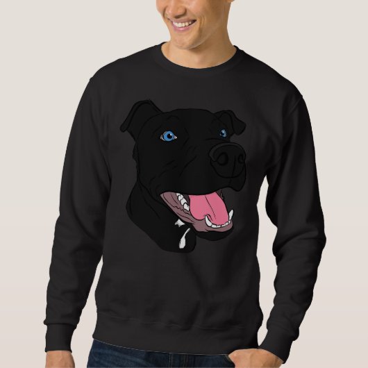 Sweatshirt Mélange de laboratoire bleu (Devant)