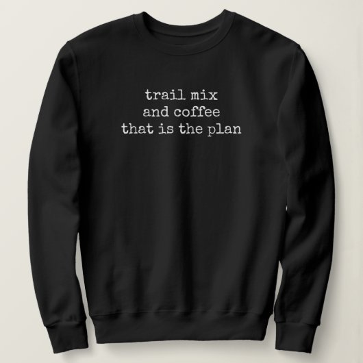 Sweatshirt Mélange de randonnée et café (Design devant)