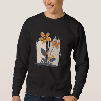 Sweatshirt Mélange discours en coupe de beurre pour Fleurs et