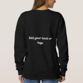 Sweatshirt Mélanger l'art d'aujourd'hui avec demain (Dos)