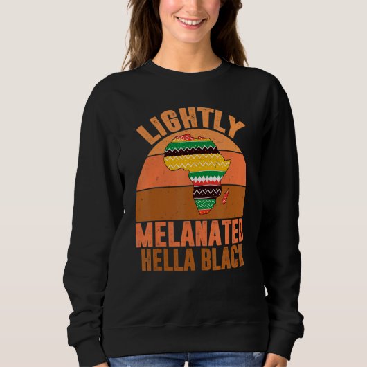 Sweatshirt Melanin Afri (Devant)