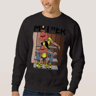 Sweatshirt Melanin Mère Brown Peau Filles Maman Fille Noire M