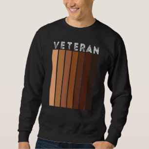 Sweatshirt Melanin Vétérinaire Afro Femme Vétérinaire Fier No