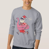 Sweatshirt Mele Kalikimaka Père Noël Flamant rose Noël Getawa (Devant)