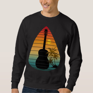 SWEATSHIRT MÉLODIE TENDANCE PLECTRE COUCHER DE SOLEIL