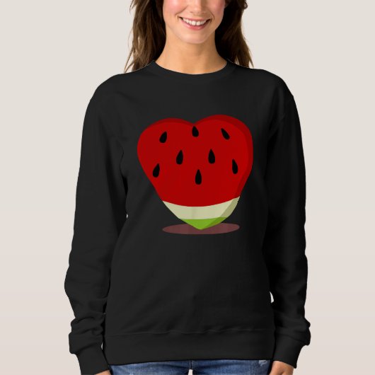 Sweatshirt Melon Heart  I Summer (Devant)