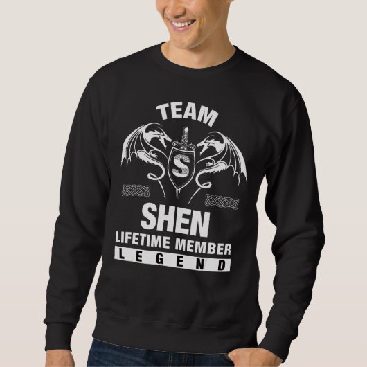 Sweatshirt Membre à vie de l'équipe Shen (Devant)