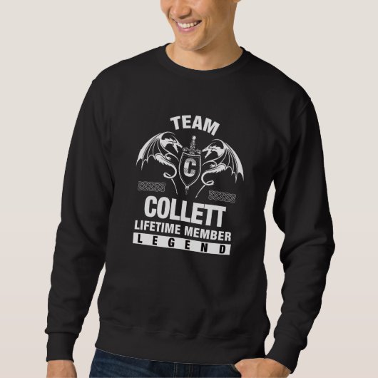 Sweatshirt Membre à vie de Team Collett (Devant)