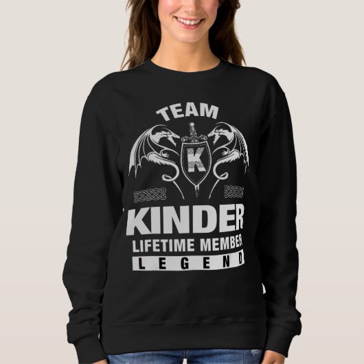 Sweatshirt Membre à vie de Team Kinder (Devant)