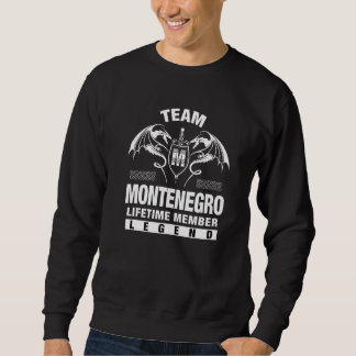 Sweatshirt Membre à vie de Team Montenegro