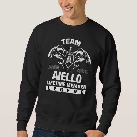 Sweatshirt Membre de l'équipe Aiello Lifetime (Devant)