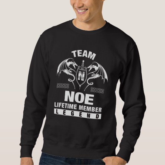 Sweatshirt Membre de l'équipe Noe à vie (Devant)