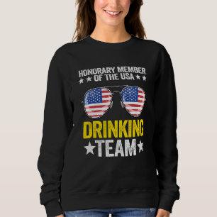 Sweatshirt Membre Honoraire De L'Équipe Américaine De Boisson