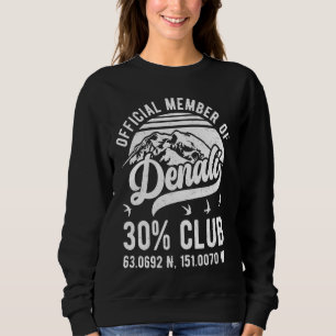 Sweatshirt Membre officiel du Denali 30 Club Alaska National