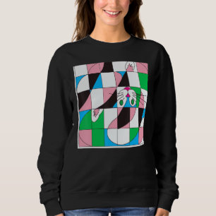 Sweatshirt Mème de chat bizarre miaou minou chaton mignon ill