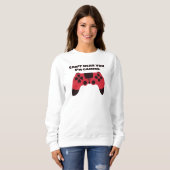 Sweatshirt Mème de jeu amusant - Vidéogames Typographie Nerd (Devant entier)