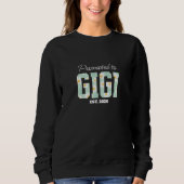 Sweatshirt Mémé florale, promue grand-mère (Devant)